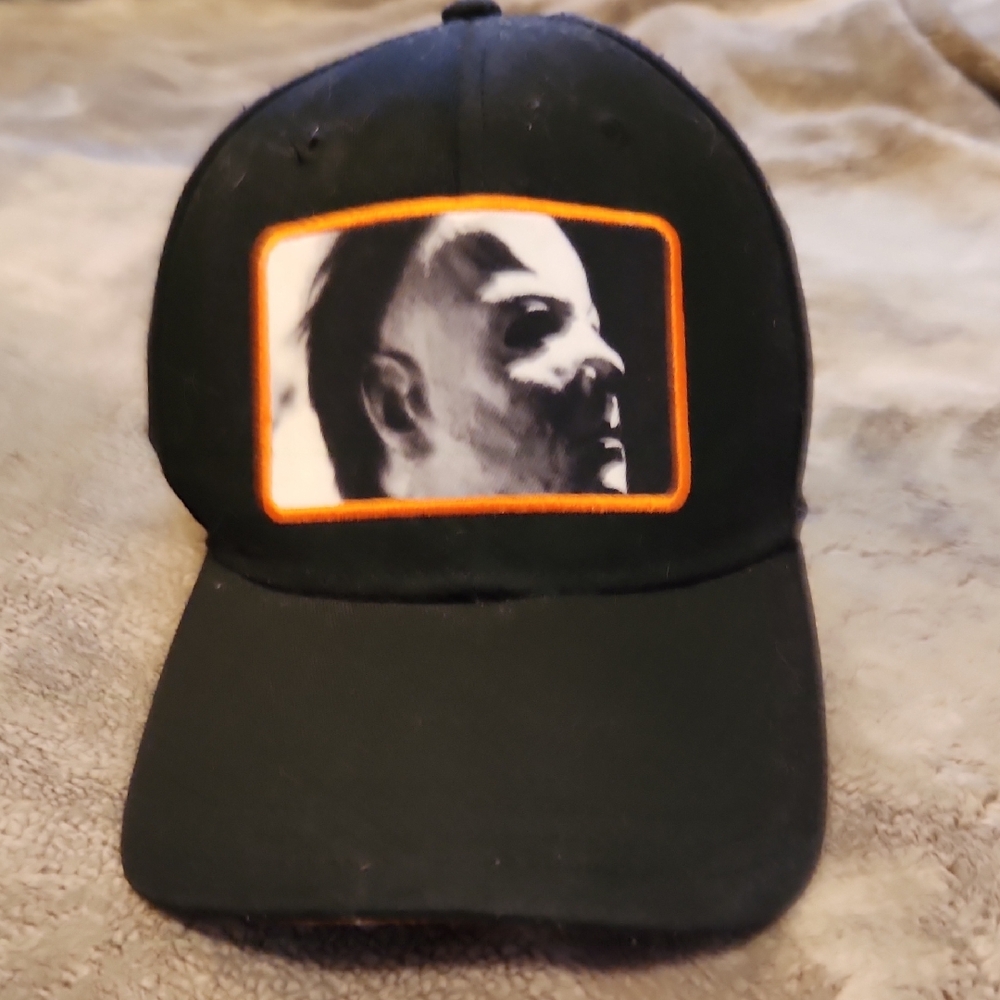 Halloween Michael Myers Graphic Black Adjustable Hat